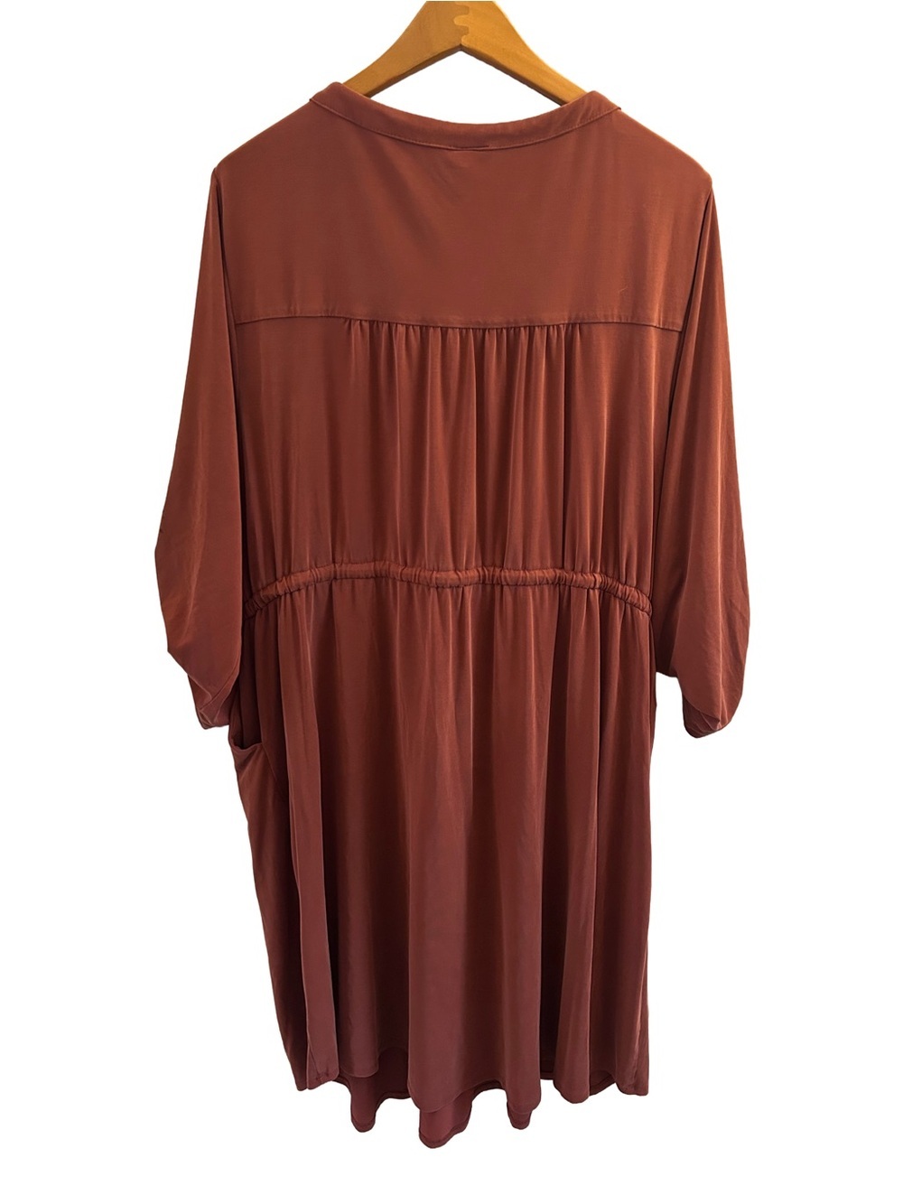 torrid brown colored utility zip front drawstring dress - Picture 2 of 5